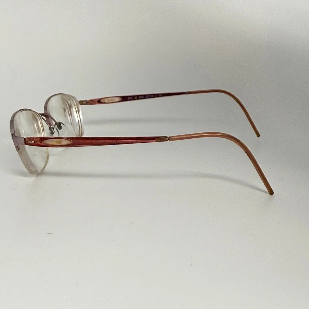 Silhouette 6614 40 6053 Eyeglasses Frames Burgundy Purple 53-16-135‎ 21767